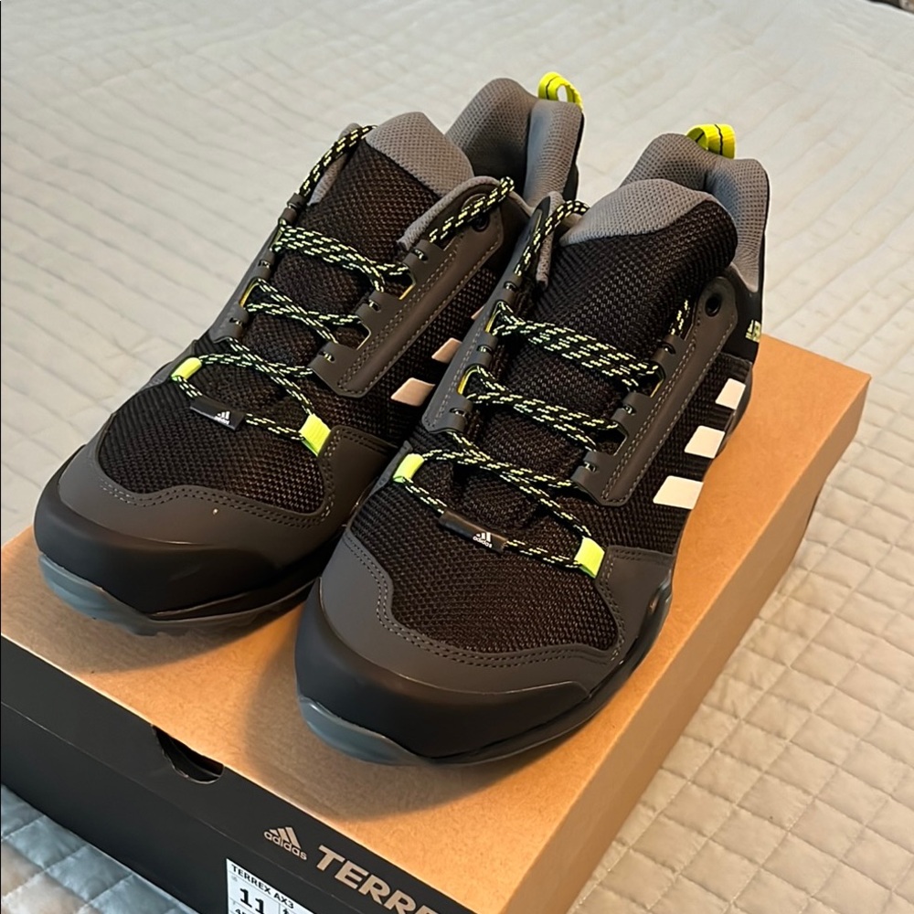 Adidas Terrex Black and Gray Men's Shoes
